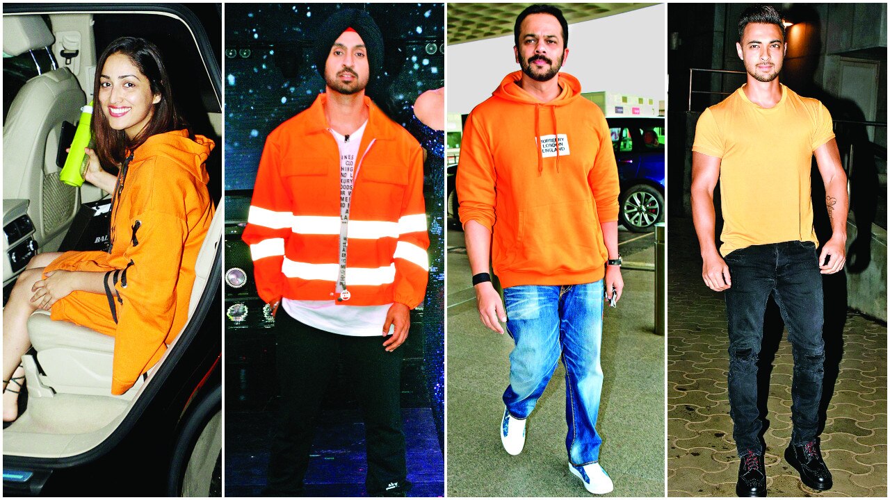 (From L-R) Yami Gautam, Diljit Dosanjh, Rohit Shetty and Aayush Sharma