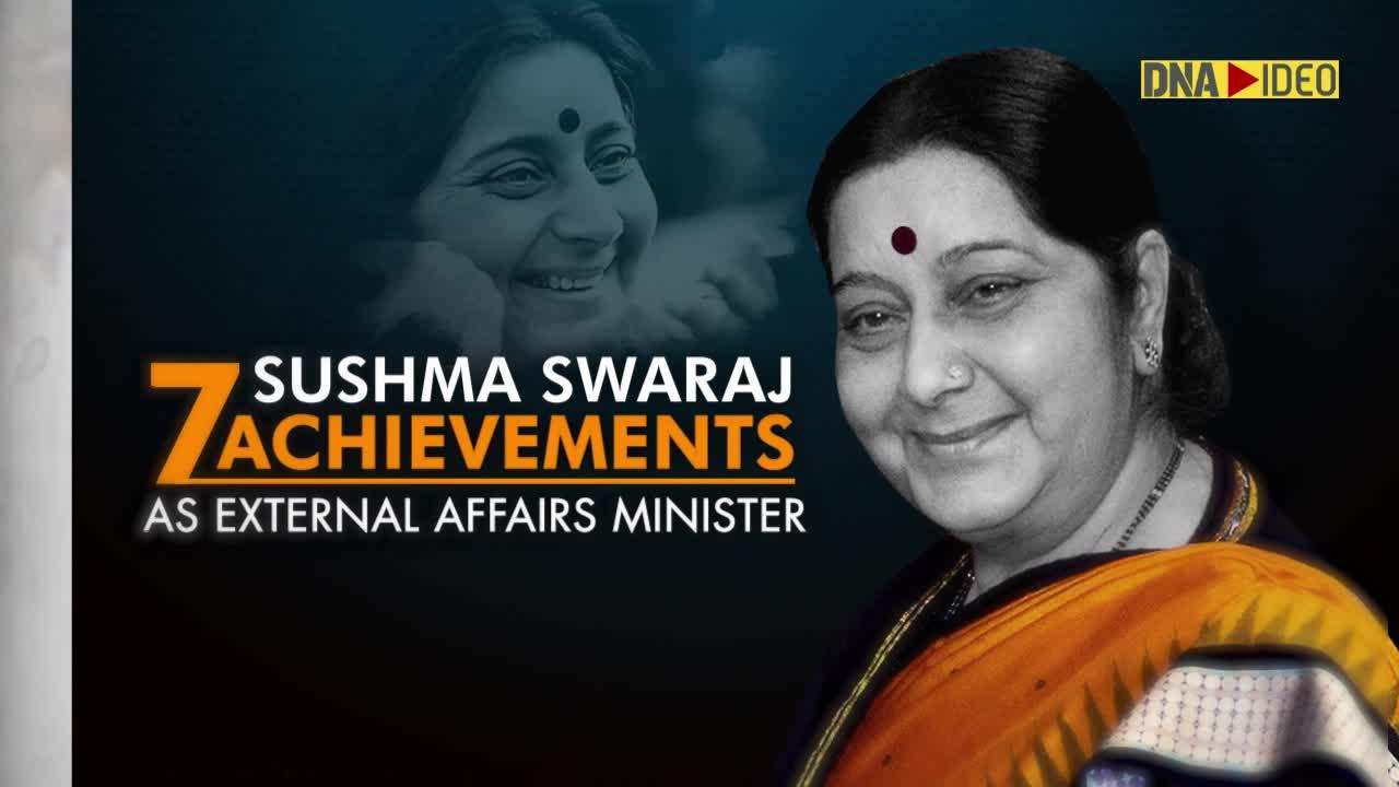 7 Achievements Of Sushma Swaraj As An External Affairs Minister 2682