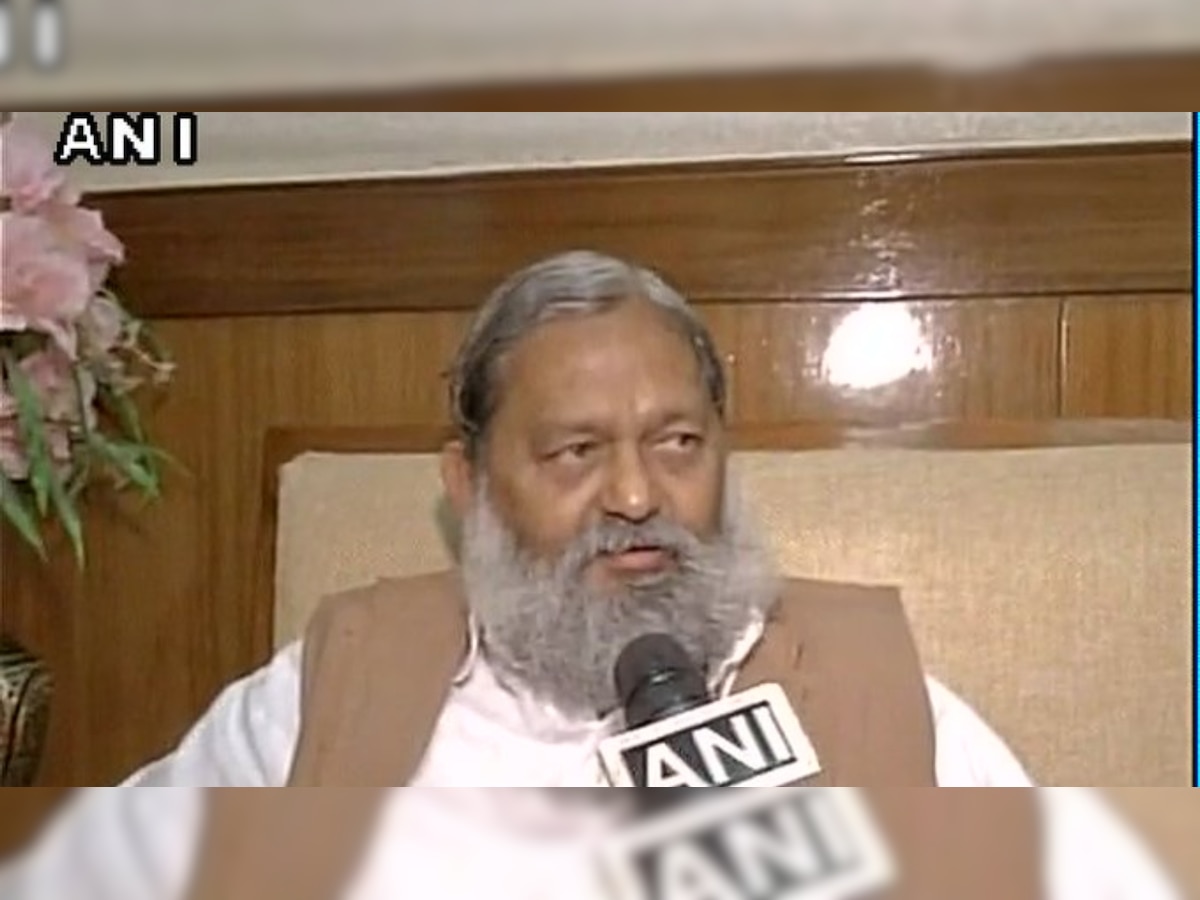 Anil Vij hits out at Chidambaram for his remarks on Article 370