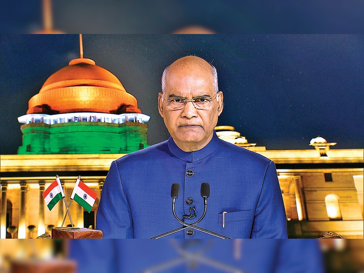 President Ram Nath Kovind's address hails J&K move and Lok Sabha polls; salutes forces' bravery