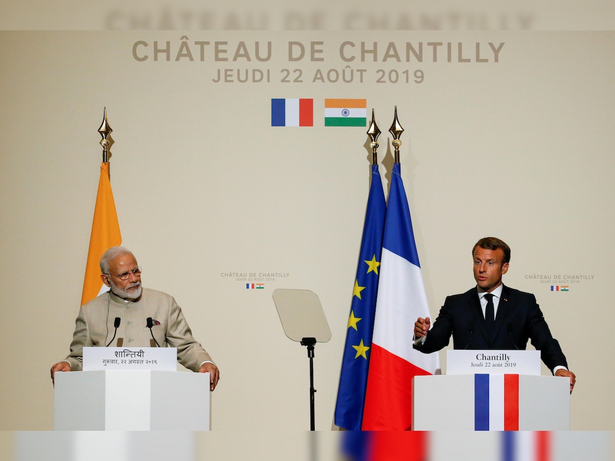 'Their sovereignty': France's Macron backs India's Article 370 move on Kashmir in meeting with PM Modi