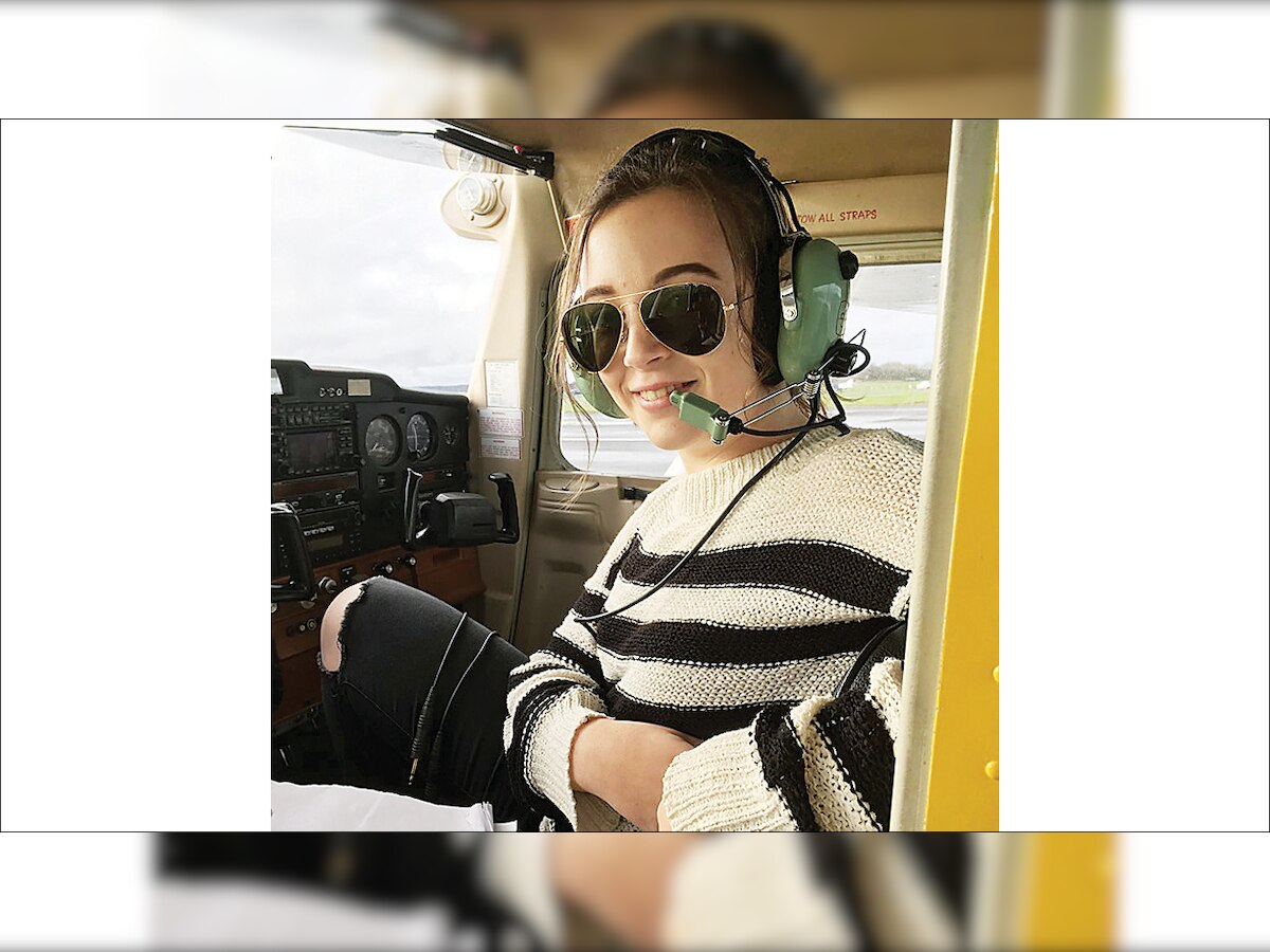 ‘I wanna fly everything,’ says UK’s youngest woman pilot Ellie Carter