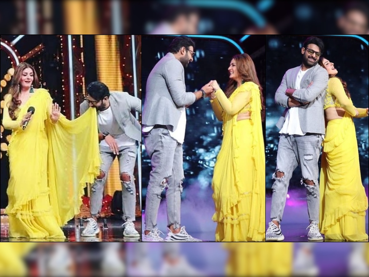 Raveena Tandon Xxx Video - Nach Baliye 9: Raveena Tandon recreates Tip Tip Barsa Paani while Prabhas  pulls off Salman Khan's Jumme Ki Raat step!