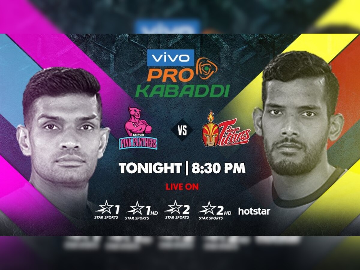 League-leaders Jaipur Pink Panthers face a tough Telugu Titans