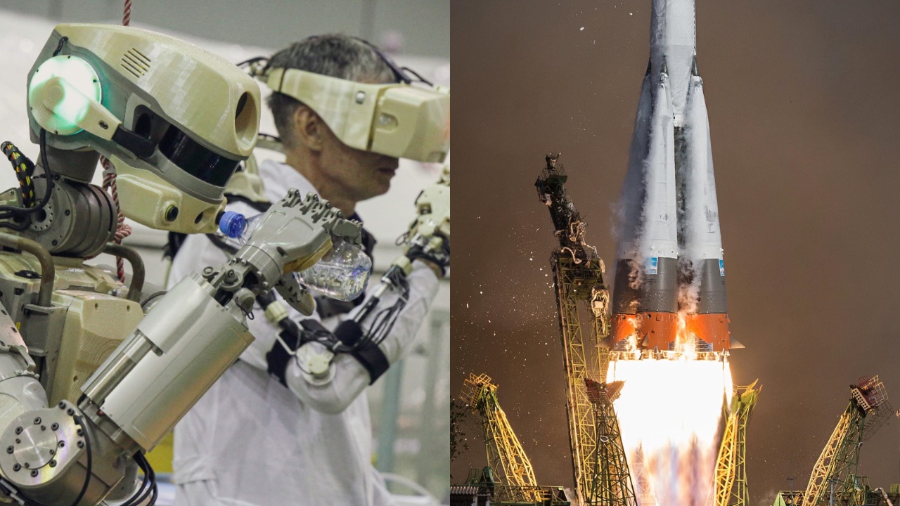 Russia's first humanoid robot nicknamed 'Fedor' docked at space station ...