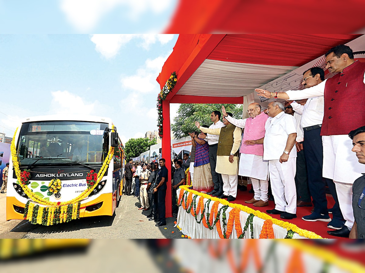 First gear: Ahmedabad Municipal Corporation's e-buses on the run