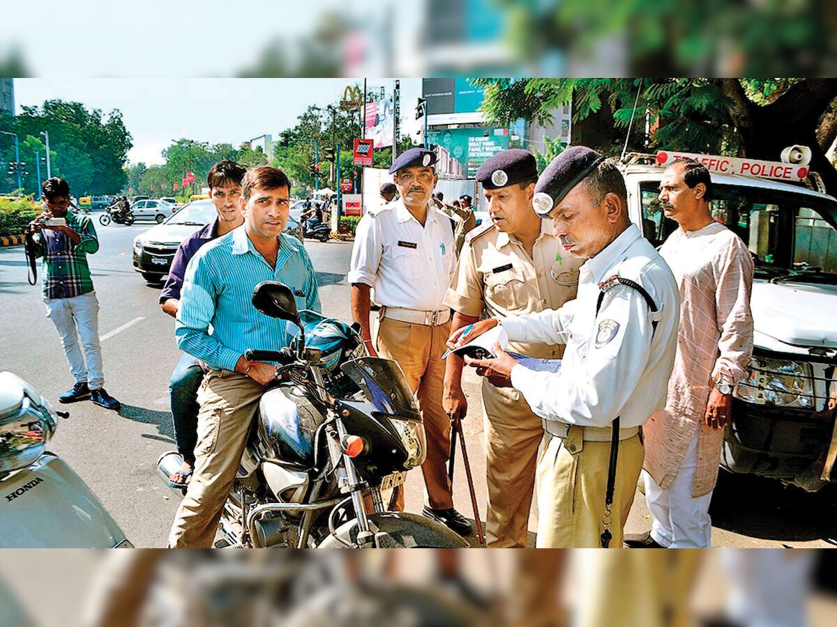 Gujarat: New fines likely to be announced today, no leniency for the helmetless