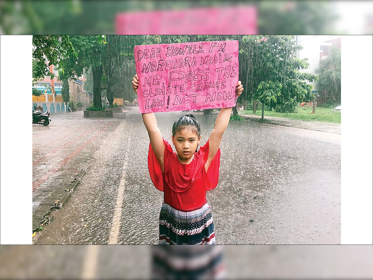 Seven-year-old becomes the youngest green activist