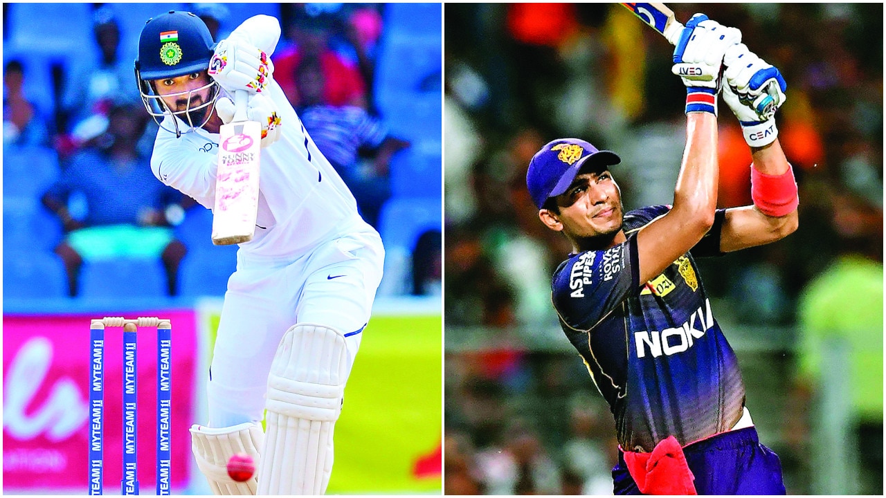 KL Rahul (left) and Shubman Gill