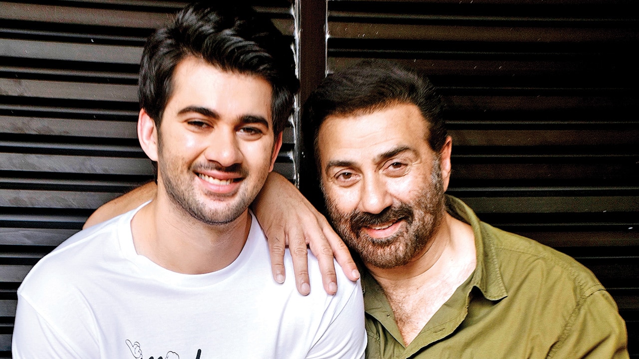 Karan Deol and Sunny Deol