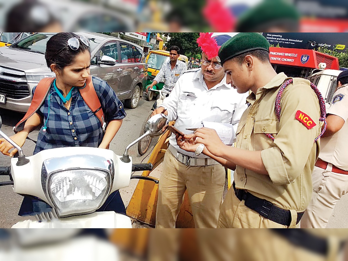 Ahmedabad: E-challan all ready with new fine rates