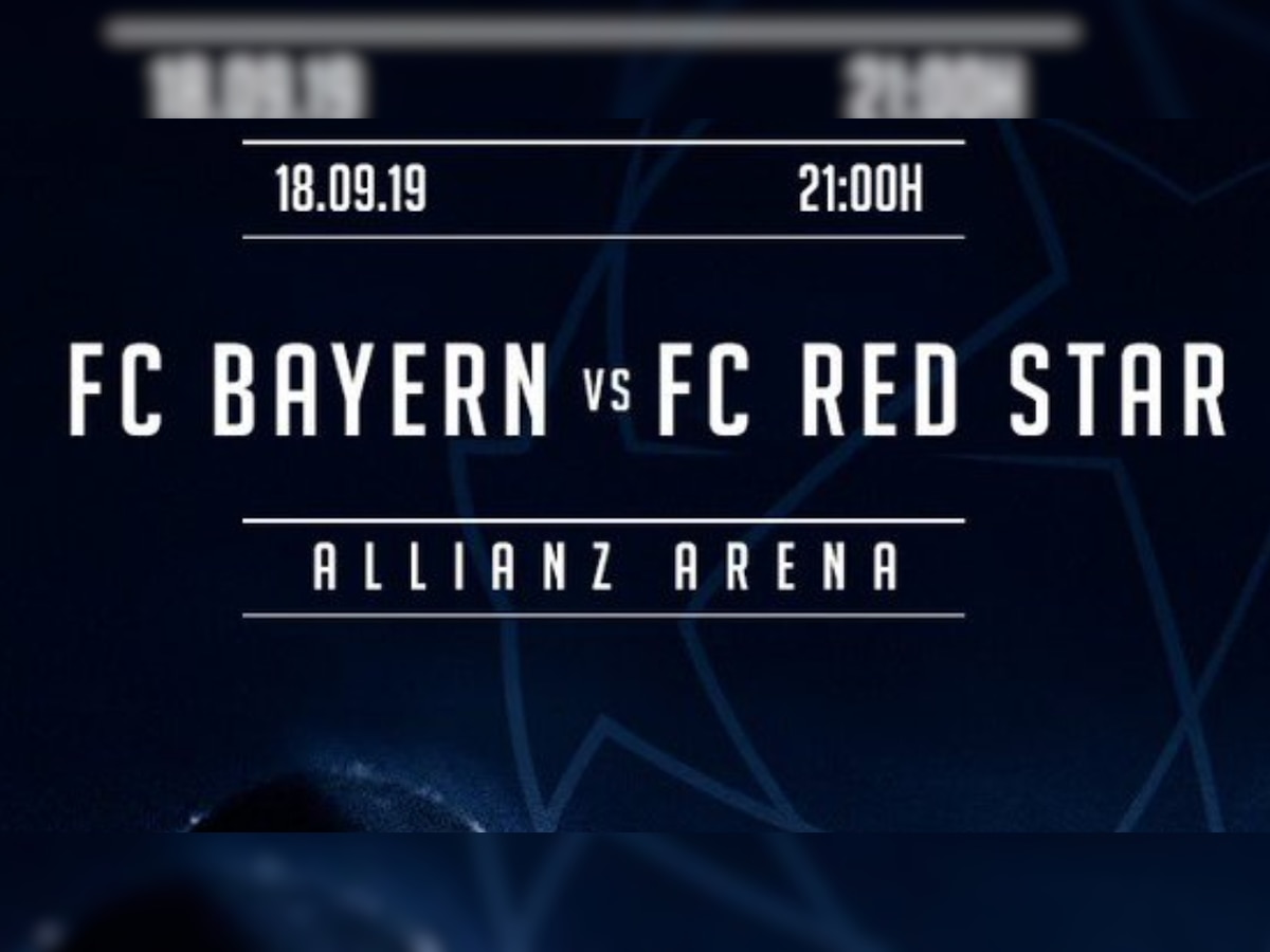 Bayern Munich vs FK Crvena zvezda, Champions League: Live streaming, teams, time in India (IST) & where to watch on TV