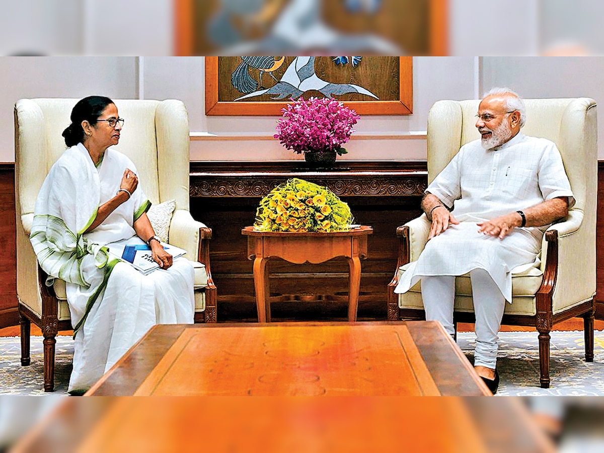 Mamata Banerjee meets PM Narendra Modi, urges him to write off Bengal's debt