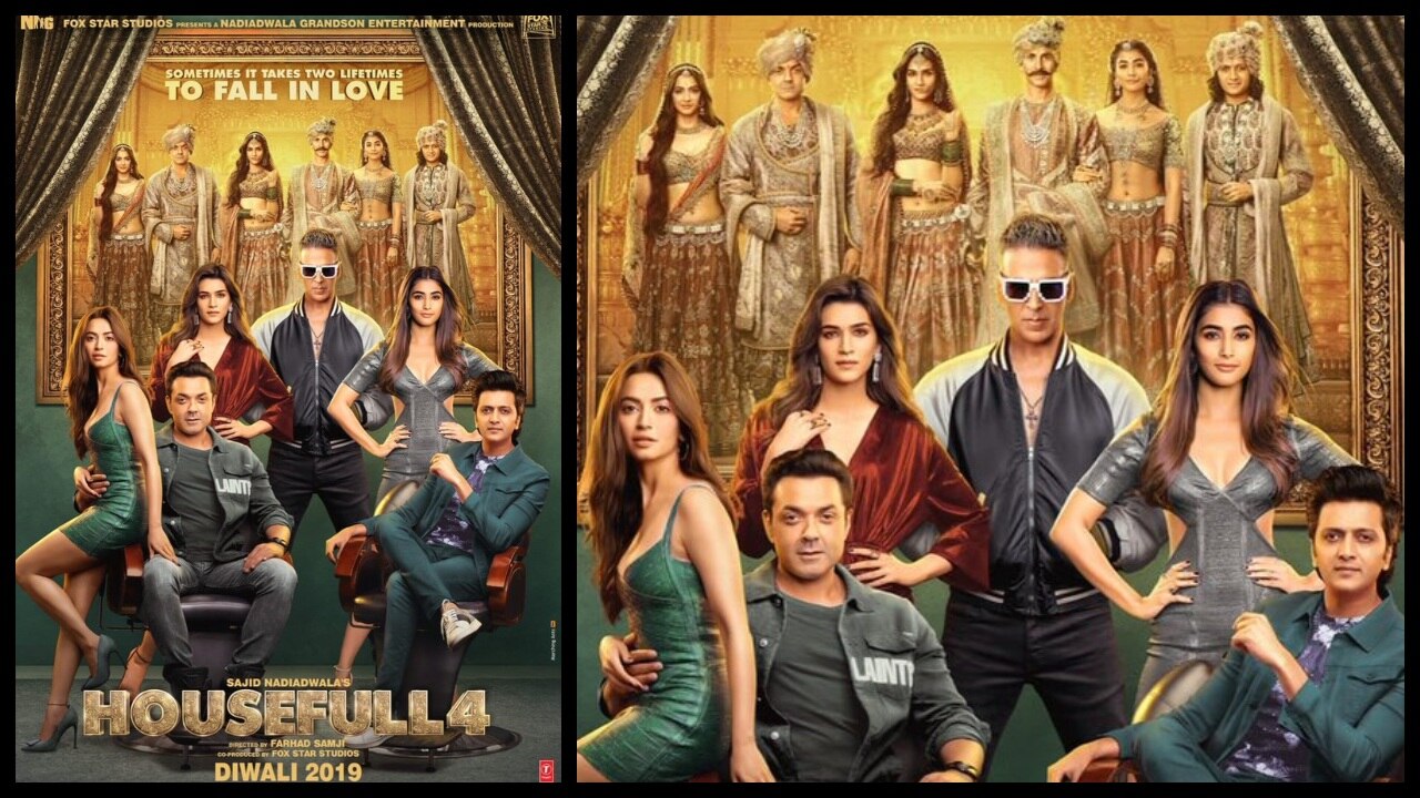 Housefull 4 Poster Here are easter eggs from Akshay Kumar Kriti