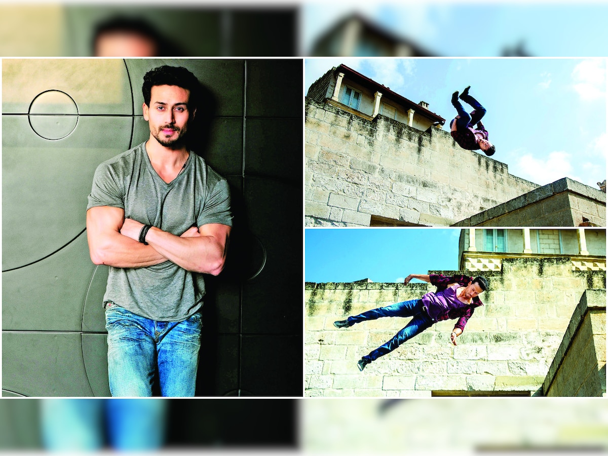 'WAR': Tiger Shroff performs parkour stunt atop 100 houses in Italy!