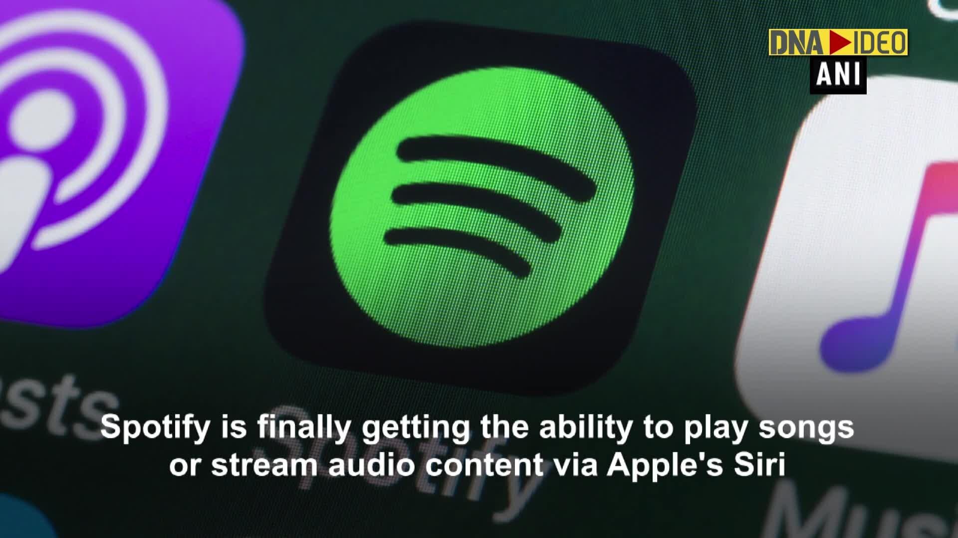 You can finally tell Siri to play songs on Spotify