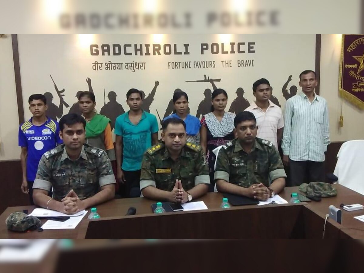 7 Naxals surrender in Maharashtra's Gadchiroli