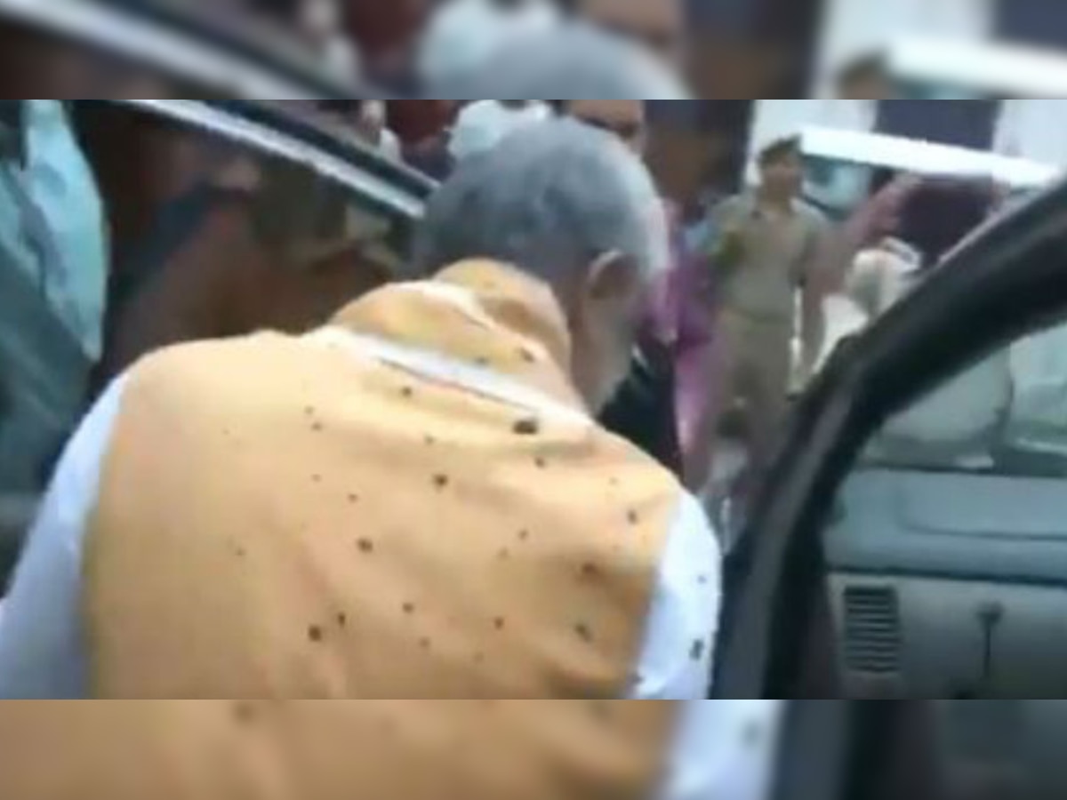 Watch: Union Minister Ashwini Choubey smeared with ink outside Patna hospital, says media was target