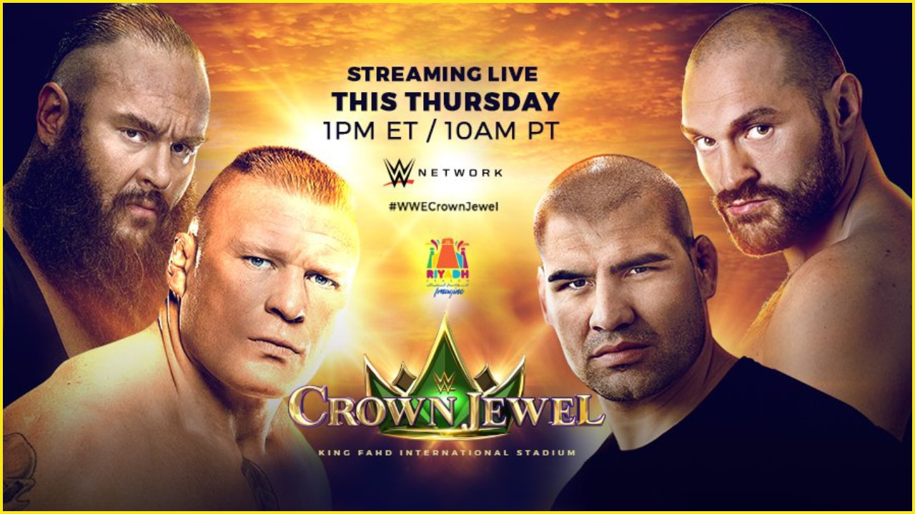 Watch wwe crown jewel best sale live stream