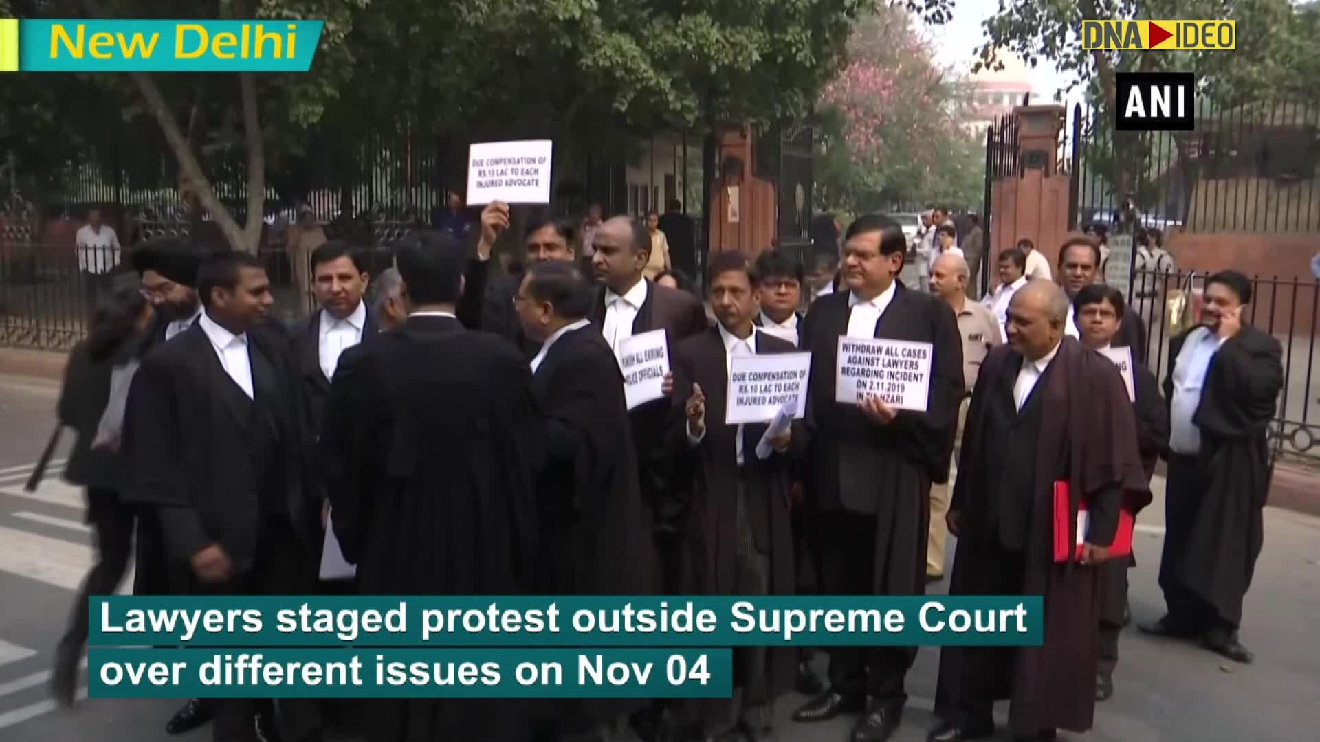 Lawyers stage protest outside Supreme Court over different issues1920 x 1080