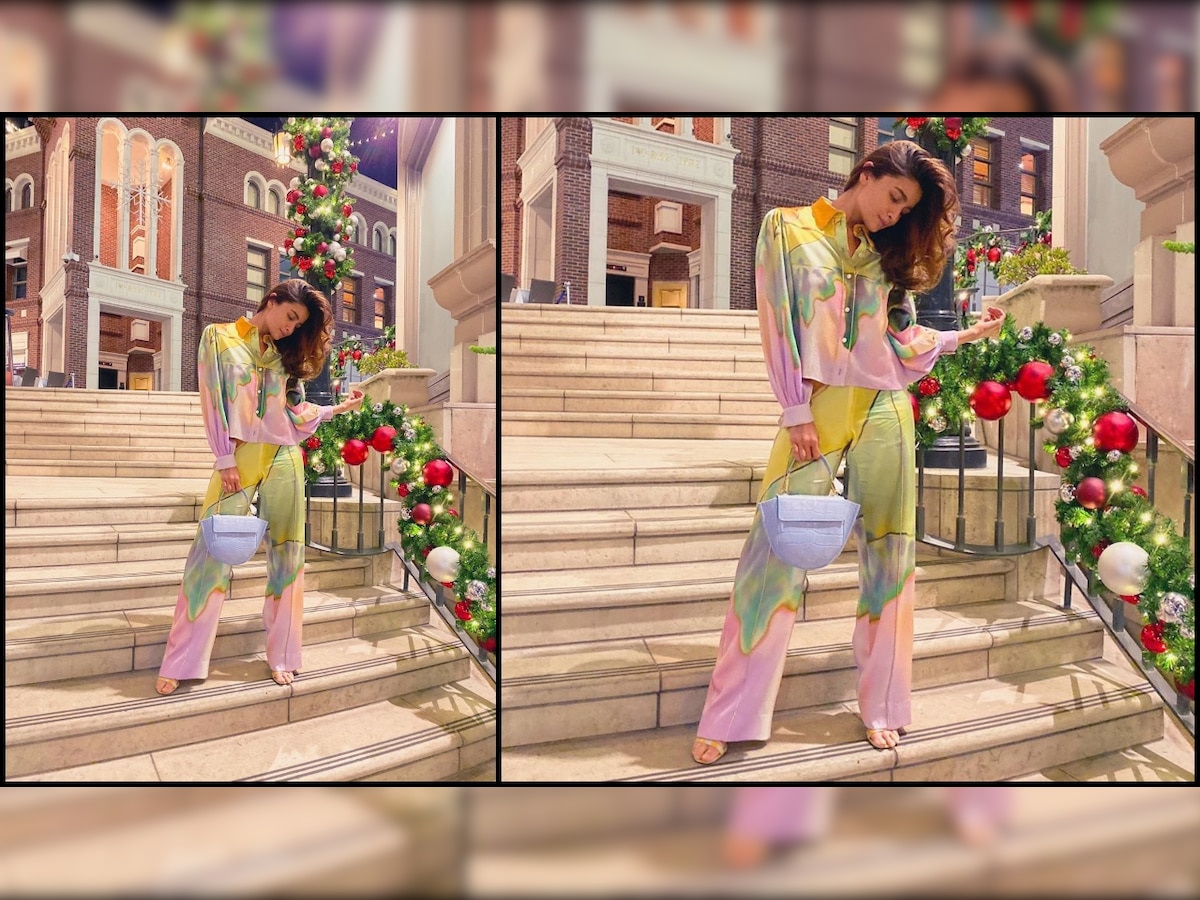 Alia Bhatt's colourful co-ords in Los Angeles is sure to give you Christmas feels in November