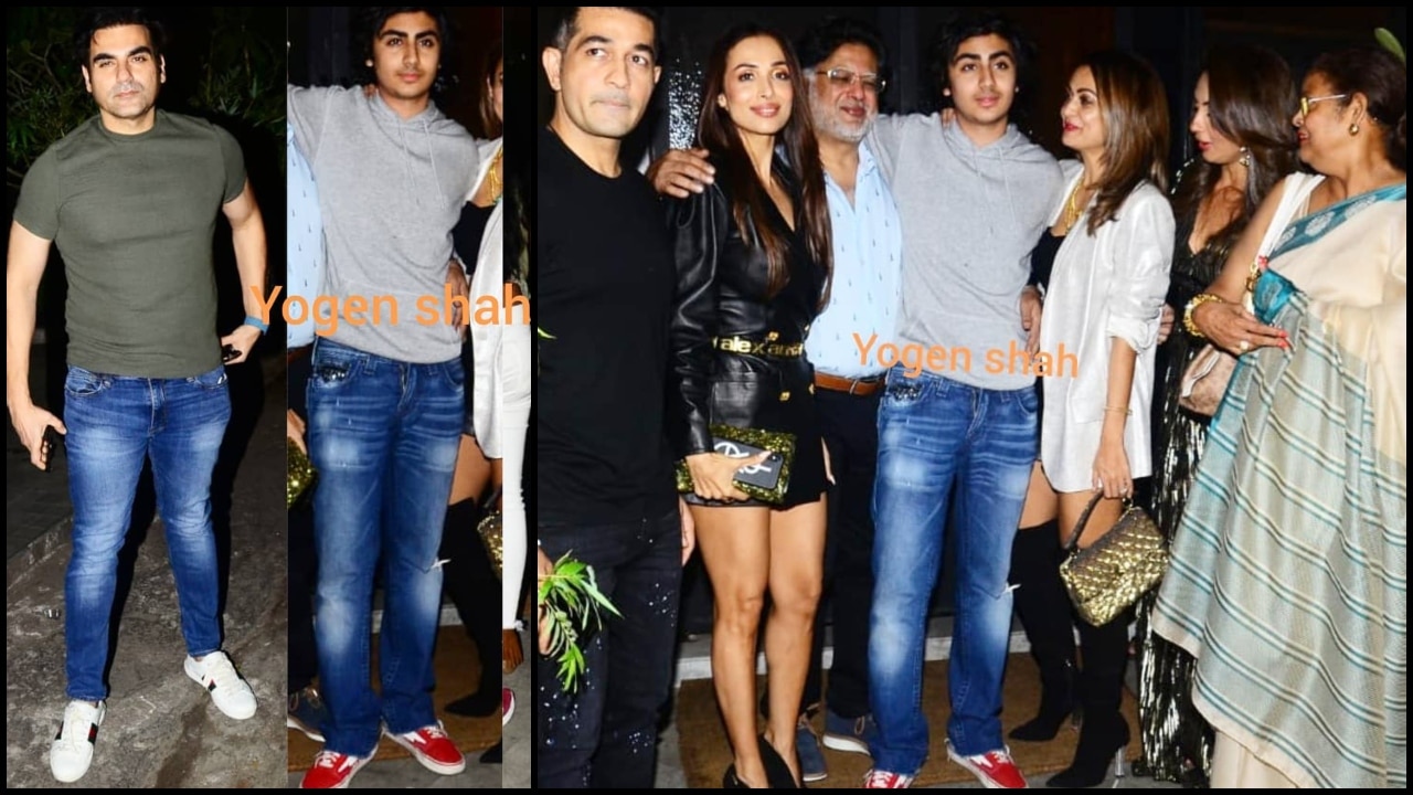 Malaika Arora And Arbaaz Khan Come Together To Host Son Arhaan Khan's ...