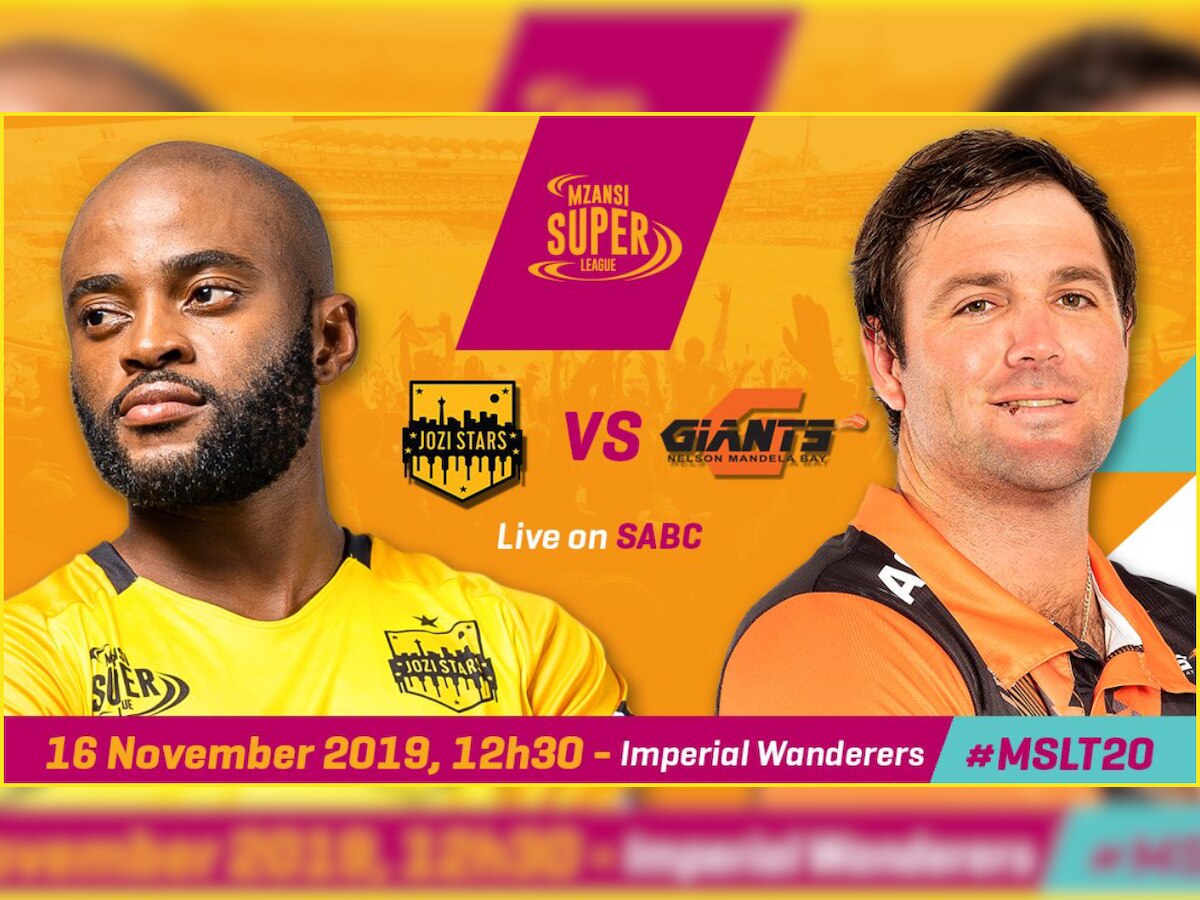 Jozi Stars vs Nelson Mandela Bay Giants, Dream11 Prediction: Best picks for JOZ vs NMG in Mzansi Super League 2019