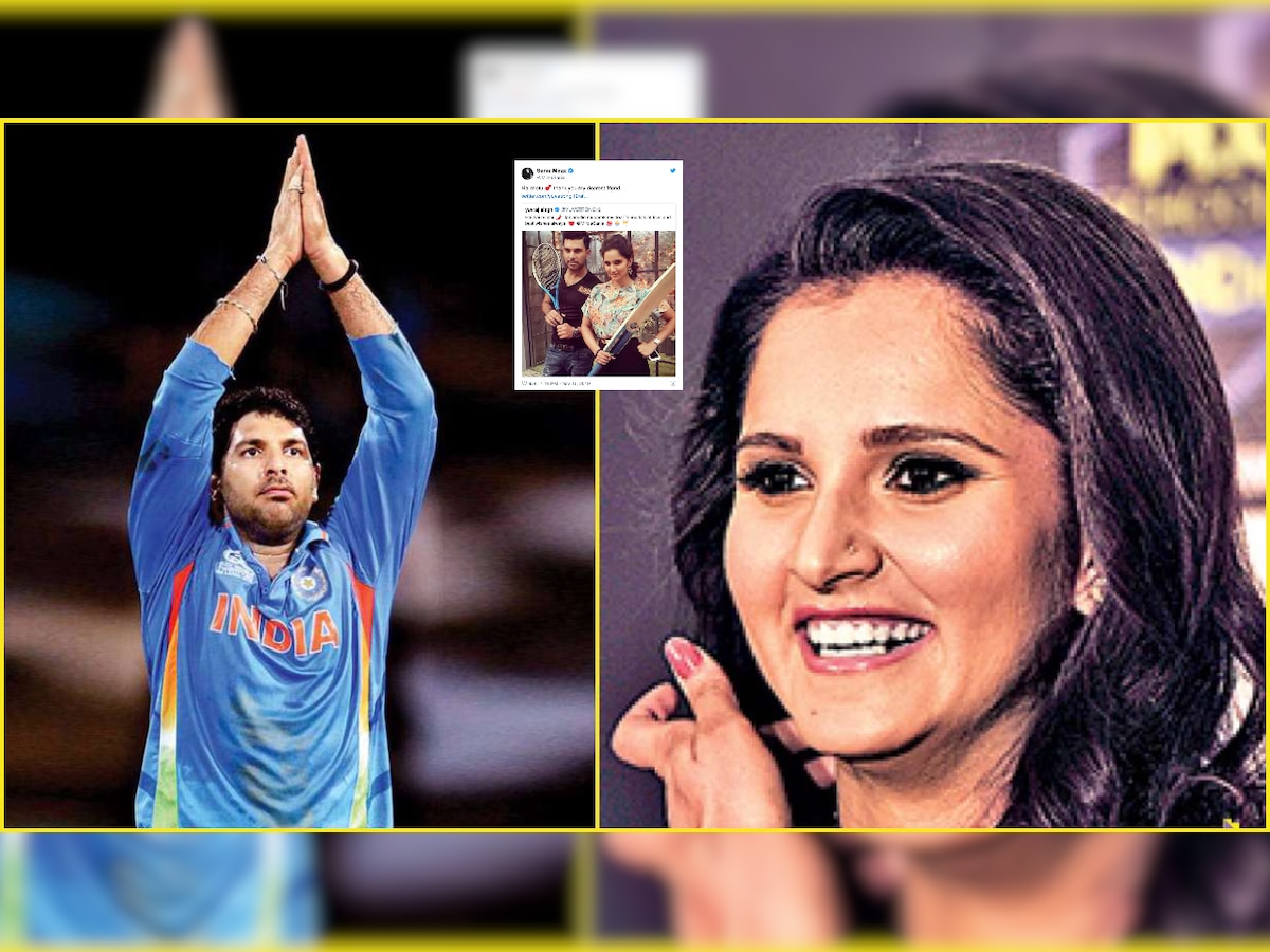 1200px x 900px - 'Hai Motu': Sania Mirza's cute reply to Yuvraj Singh's 'hai hai mirchi'  birthday wish