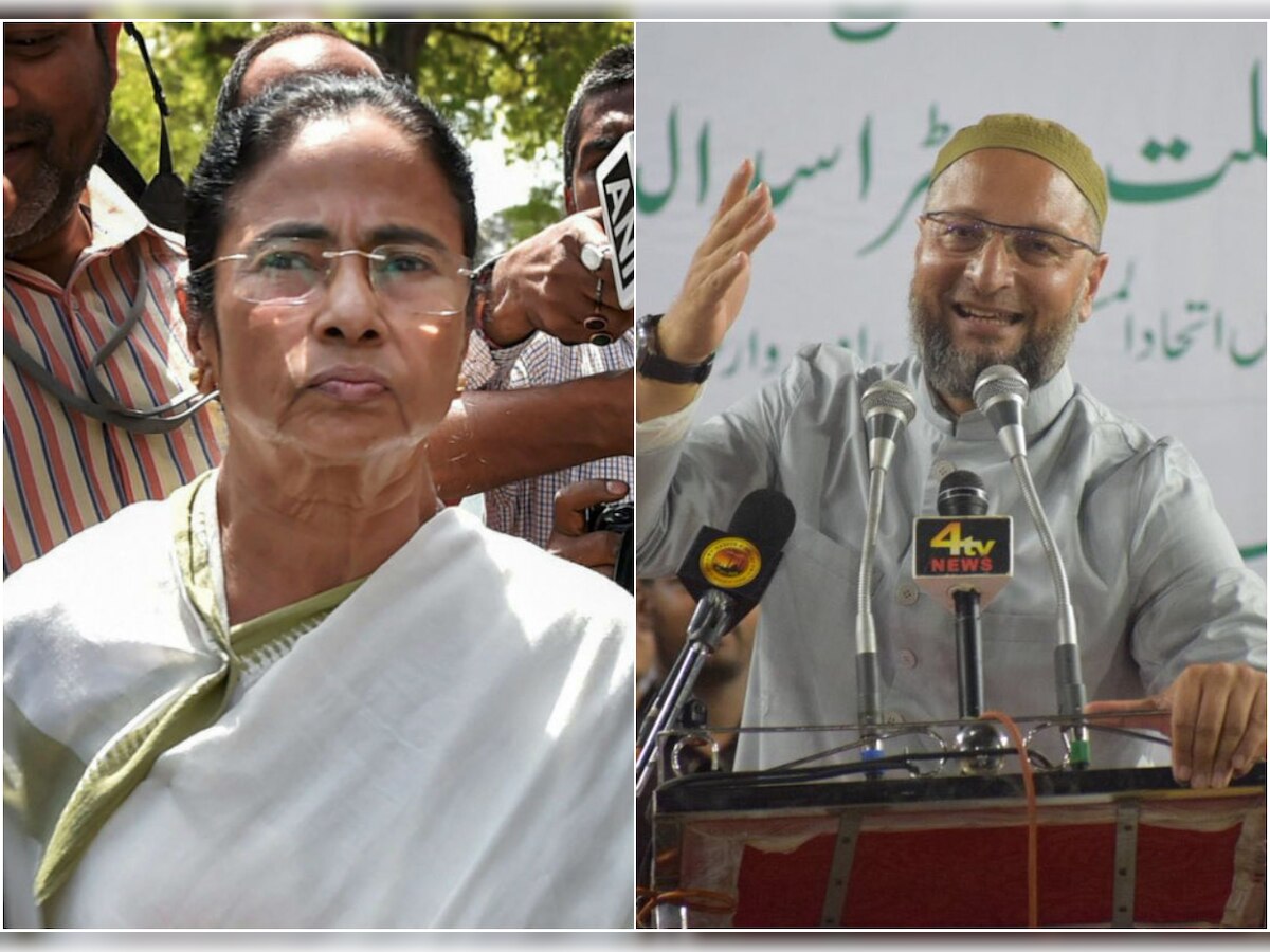 'Hyderabad party taking money from BJP': Mamata Banerjee's remarks on AIMIM trigger war of words with Asaduddin Owaisi 