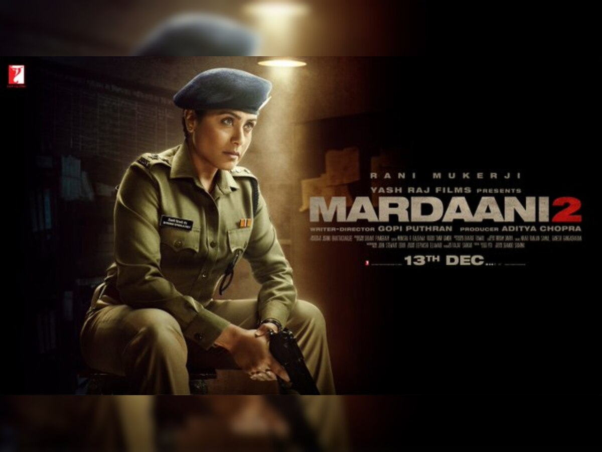 'Mardaani 2': Rani Mukerji as fearless cop is a woman on a mission in the new poster