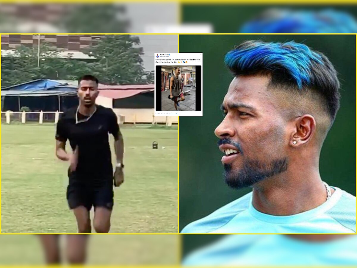 Watch: Hardik Pandya's recent Twitter post shows he is back from injury and running