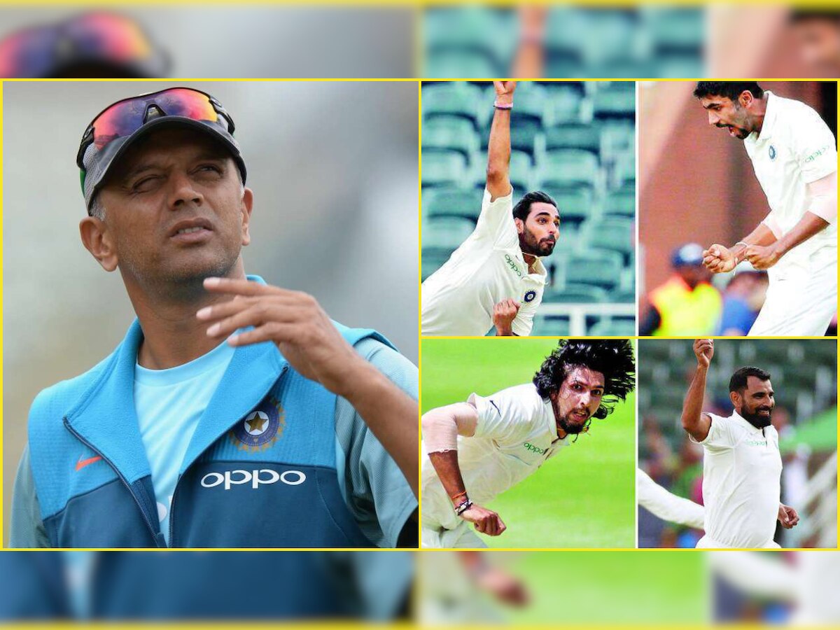 Rahul Dravid lauds current Indian pacers as an inspiration for youngsters