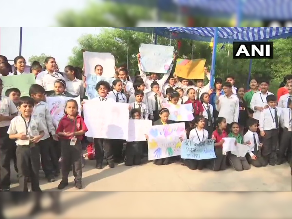 Ahmedabad: DPS students hold protest after CBSE cancels affiliation over Nithyananda Ashram land row