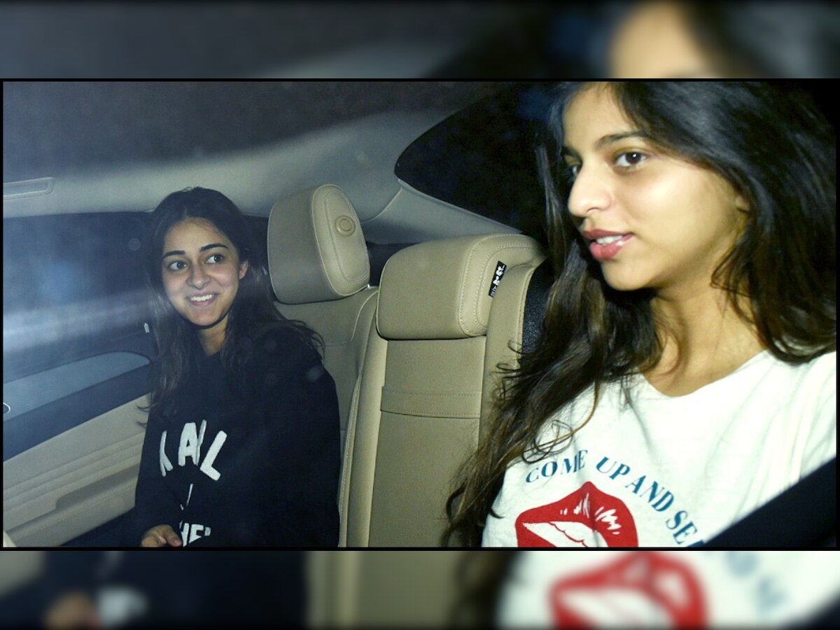 Back from Alibaug after New Year Eve, Suhana Khan and Ananya Panday head straight to BFF Shanaya Kapoor's home