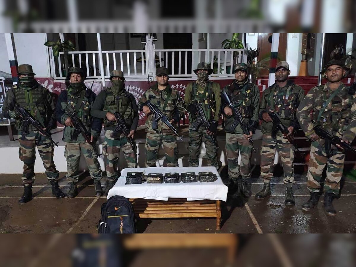 Assam Rifles recovers contraband worth Rs 3.75 cr from Indo-Myanmar border