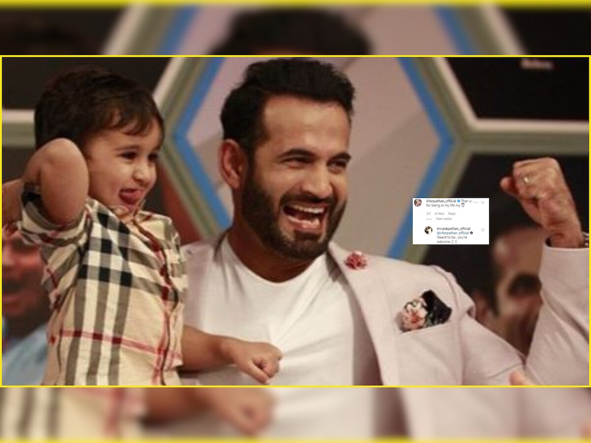 'Meant to be': Father Irfan Pathan involved in an adorable social media encounter with son Imran  