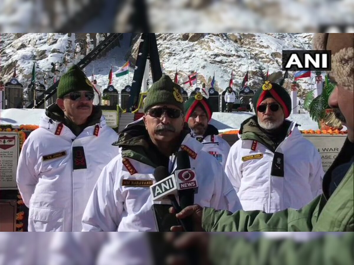 Indian Army chief General Naravane visits Siachen, pays tribute at war memorial