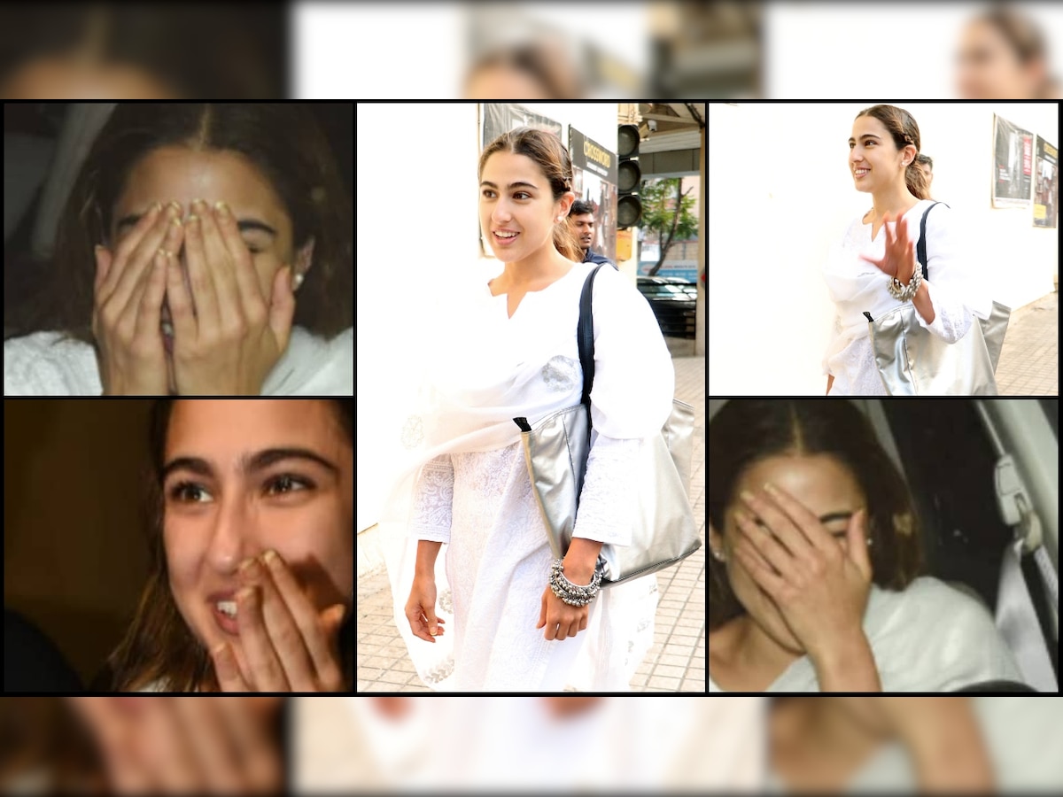 In a flash! Sara Ali Khan catches up on movie with friends, gets mobbed by fans and media