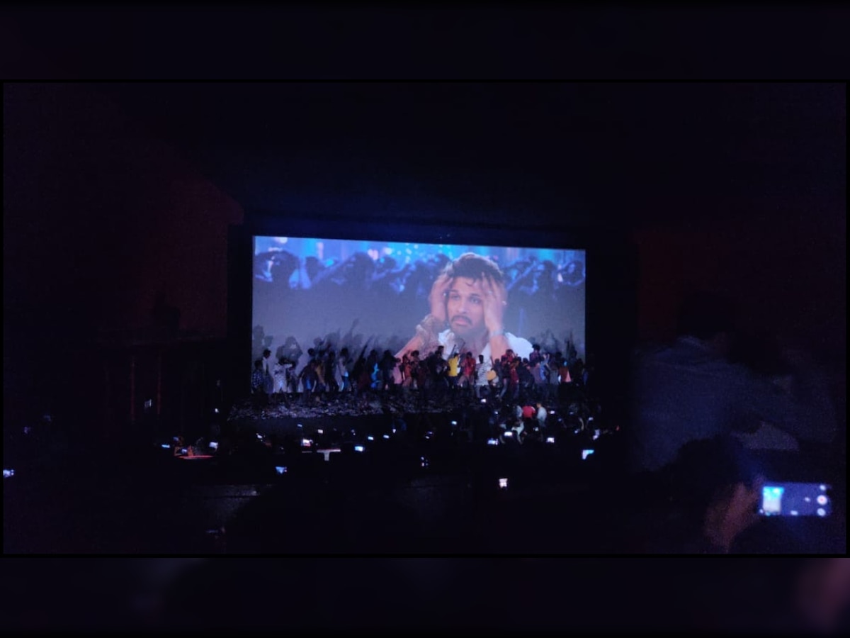 Watch: Fans celebrate Allu Arjun's entry in 'Ala Vaikunthapurramuloo' with firecrackers inside movie theatre