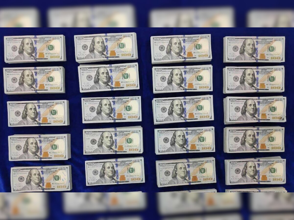 Customs seize 2.32 lakh US Dollars worth Rs.1.64 crore at Chennai airport; three arrested