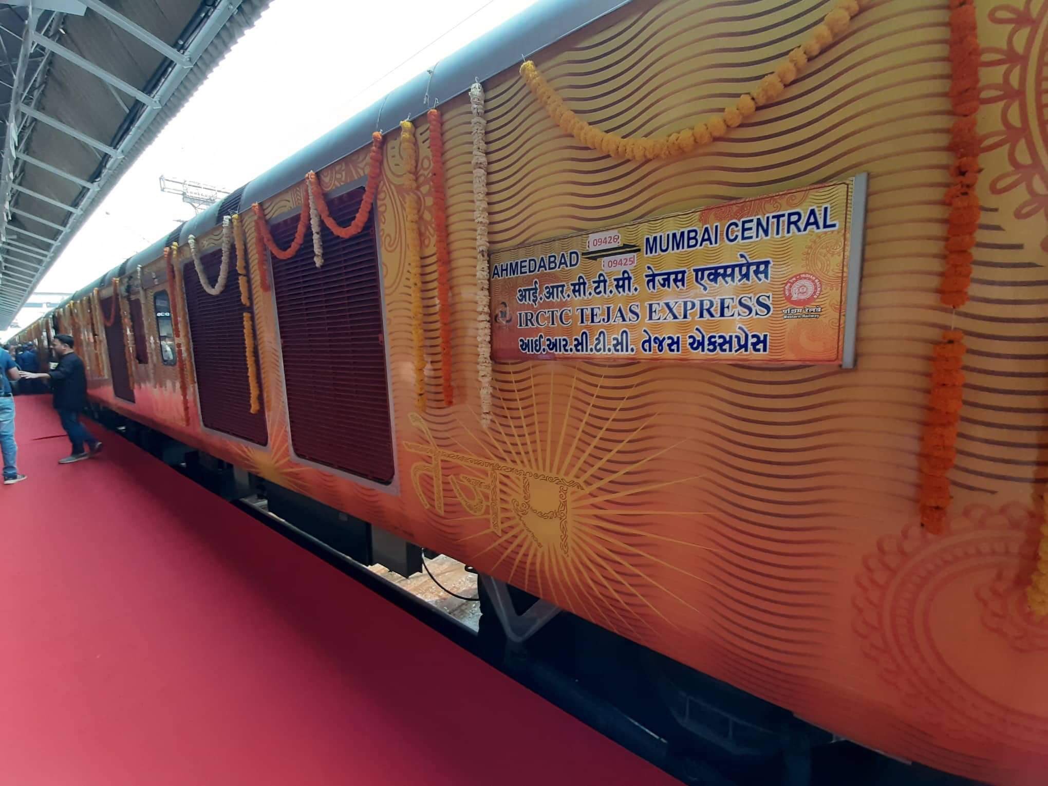 Ahmedabad Mumbai Tejas Express Successfully Flagged Off Here Are All Its Modern On Board Facilities