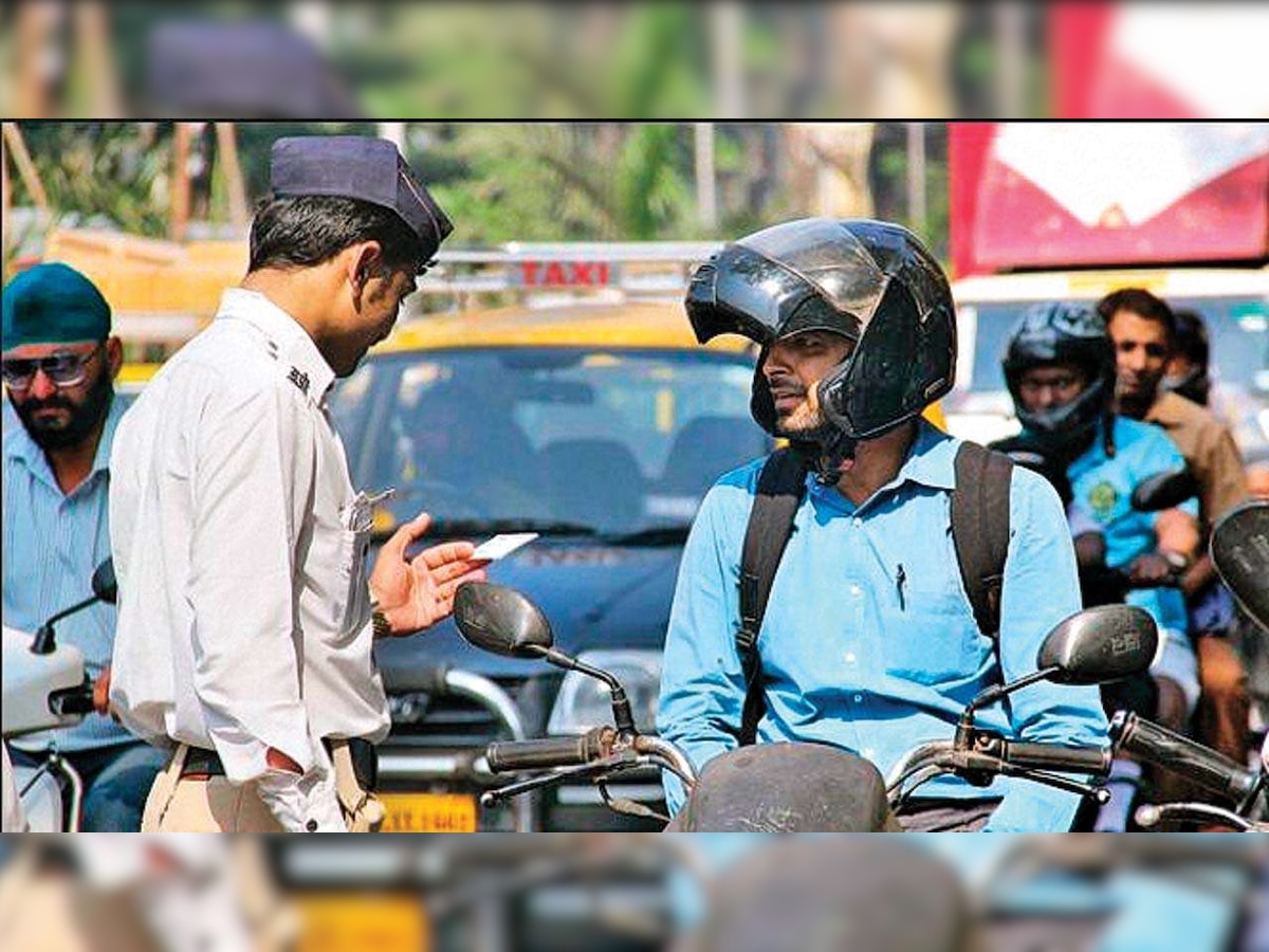 Road safety week: Two wheeler riders caught without helmet asked to write essay in Bhopal