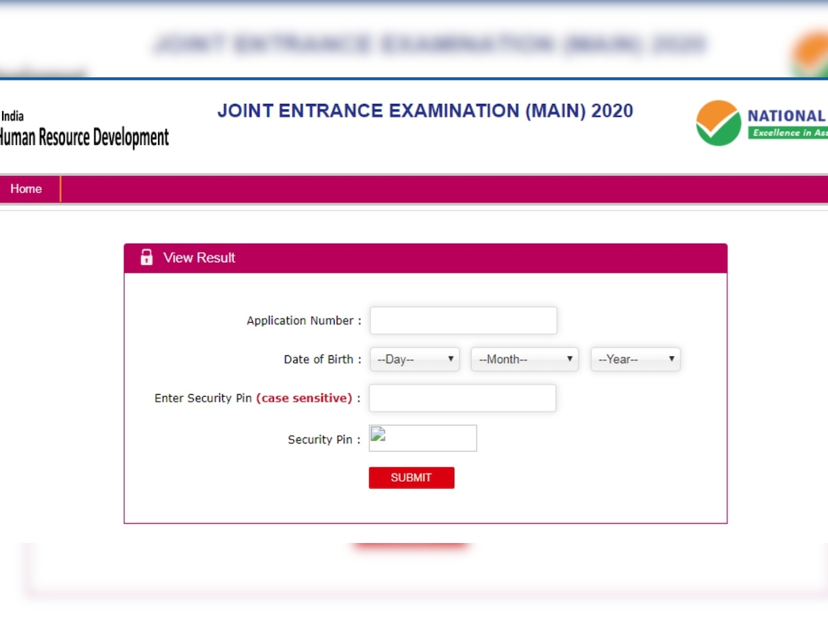 JEE Main 2020 Exam: Results announced, check @jeemain.nta.nic.in.