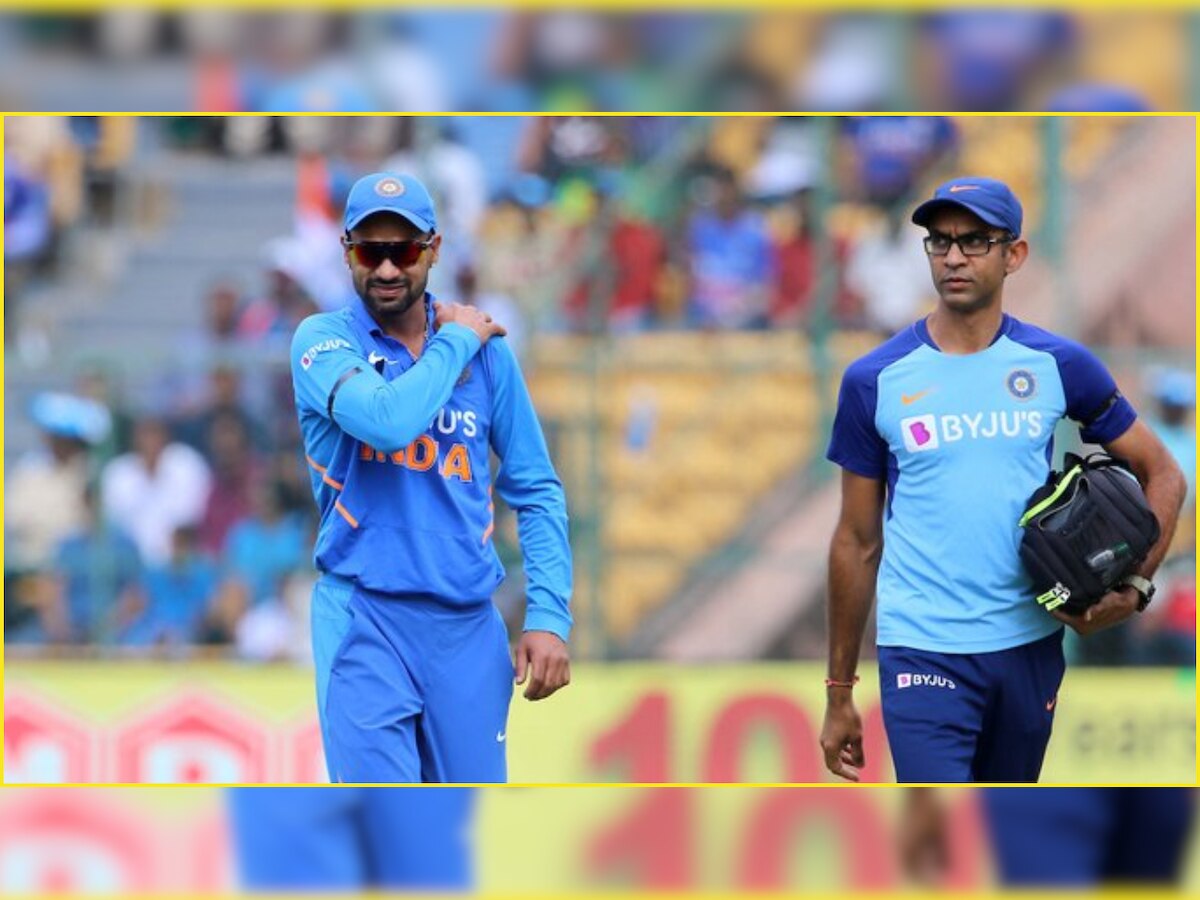 IND vs AUS: BCCI provides update on Shikhar Dhawan's injury  to left shoulder