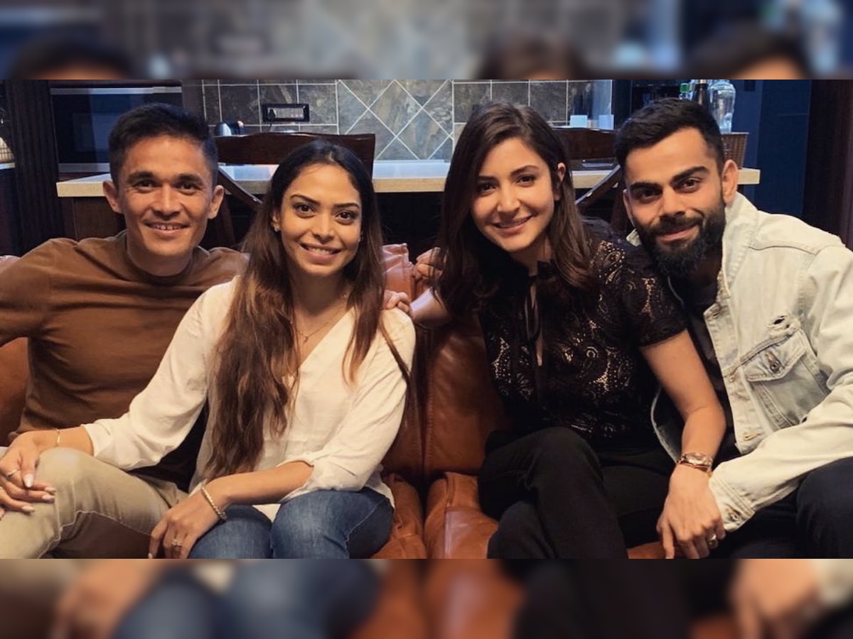 Captains' night-out! Virat Kohli-Anushka Sharma find home in Bengaluru, courtesy Sunil Chhetri-Sonam Bhattacharya