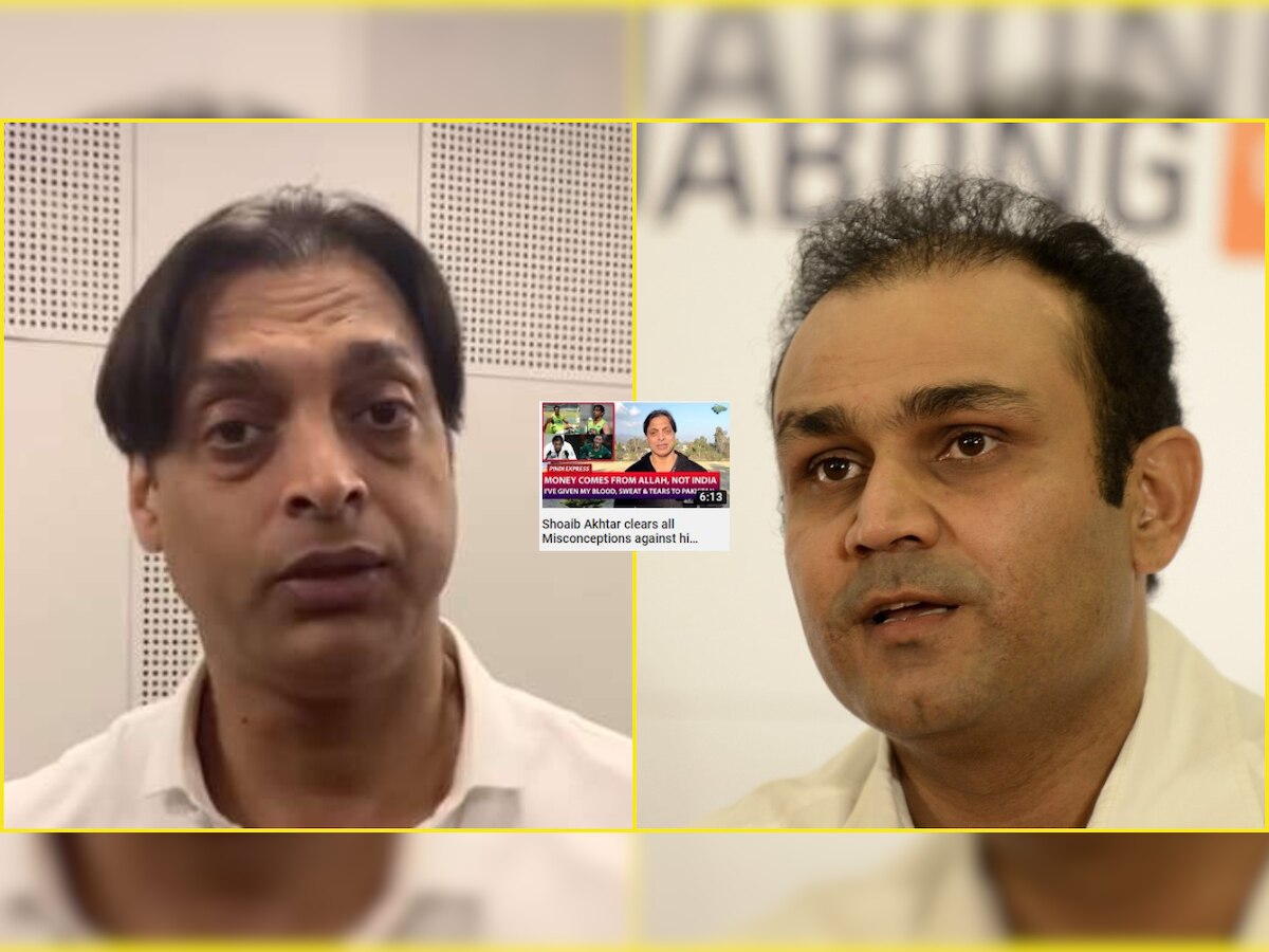 'I have more maal than you have baal': Shoaib Akhtar fires shots at Virendra Sehwag in his lastest post - Watch