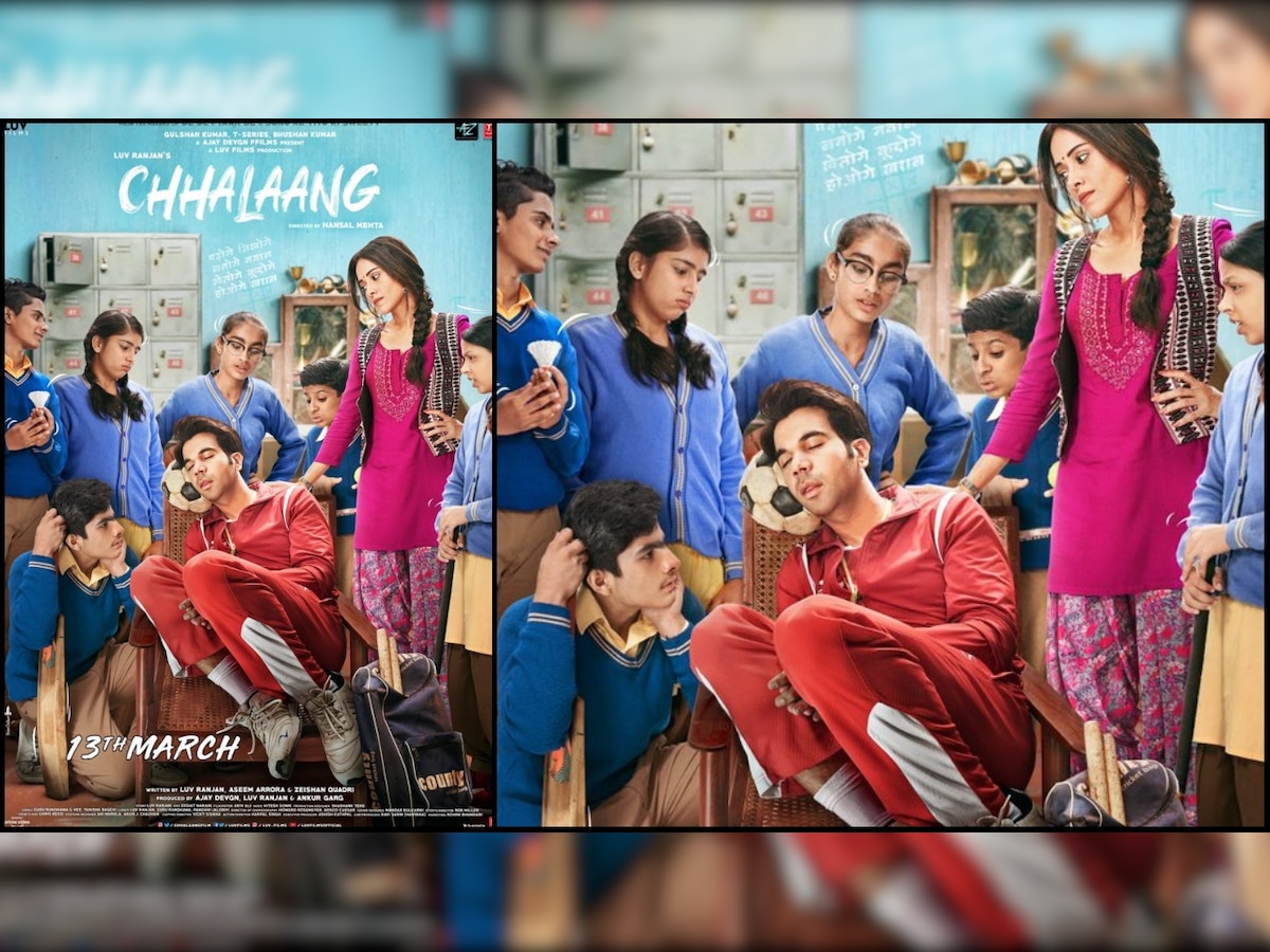 Rajkummar Rao turns sleepyhead in Ajay Devgn's 'Chhalaang' first poster