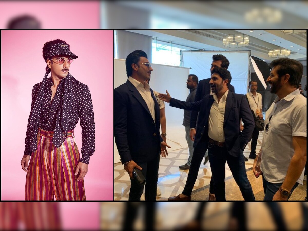 Ranveer Singh switches from funky Sabyasachi outfit to formal wear at '83' first look launch in Chennai