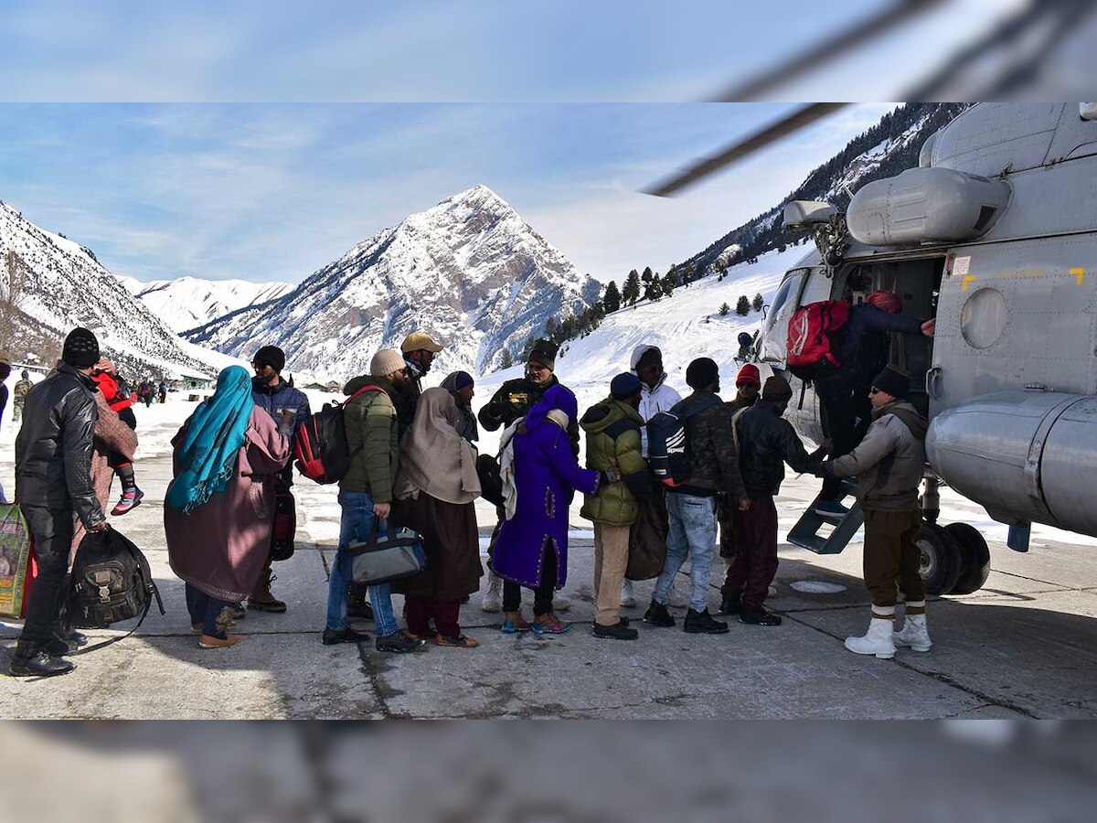 Army airlifts over 100 stranded civilians from Jammu and Kashmir's Gurez valley