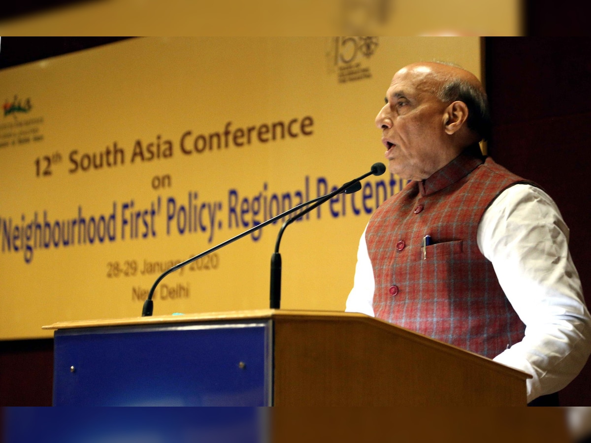 Rajnath Singh slams Pakistan for promoting radicalism; says 'talks and terror cannot go together'
